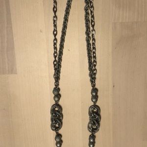 D&G Silver Stainless Steel Necklace